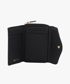 VOYAGE ウィメンズ バッグ＆ウォレット  レザー 三つ折りウォレット "ava " TAW02-02 ブラック