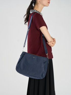 VOYAGE ウィメンズ バッグ＆ウォレット ナイロン 2way ミディアム ショルダーバッグ "Origami" ABS07-02 ネイビー