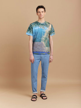 HOMME メンズ 【Outlet】NU09 TS MARK Tシャツ マルチ