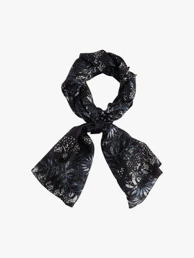 FEMME ウィメンズ シルク スカーフ "Noah" ブラック