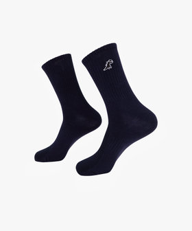 HOMME メンズ SPORT b. メンズ ディノ 刺繍ソックス ブルー系その他