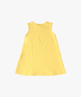 ENFANT ベビー ベビー "b." ロゴ スター コットン ノースリーブ ワンピース "Barbie" イエロー