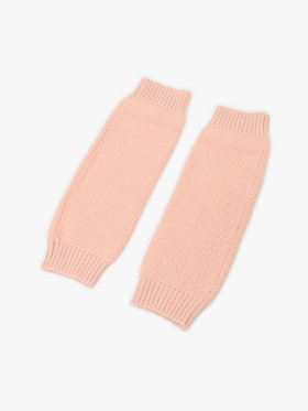 ENFANT ベビー 【Outlet】ベビー コットン ニット "B"レッグウォーマー ピンク系その他