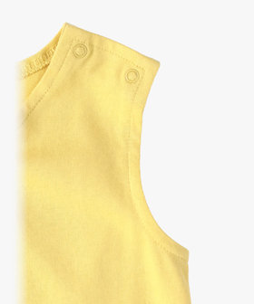 ENFANT ベビー ベビー "b." ロゴ スター コットン ノースリーブ ワンピース "Barbie" イエロー