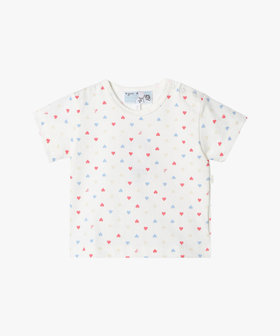 ENFANT ベビー WEB限定 ベビーギフトボックス ハートTシャツ・レギンス2点セット ホワイト