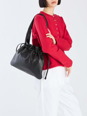 VOYAGE ウィメンズ バッグ＆ウォレット レザートートバッグ"Mars" YAS17-02 ブラック