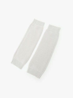 ENFANT ベビー ベビー コットン ニット ”B”レッグウォーマー グレー系その他