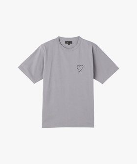 FEMME ウィメンズ アイコニック プリント コットン 半袖 Tシャツ "Sarajevo heart" グレー系その他