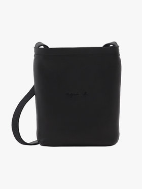 VOYAGE メンズ バッグ＆ウォレット レザーショルダーバッグ "Peter"  PAH02Z-03 ブラック