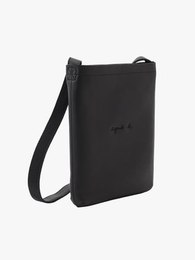 VOYAGE メンズ バッグ＆ウォレット レザーショルダーバッグ "Peter"  PAH02Z-03 ブラック