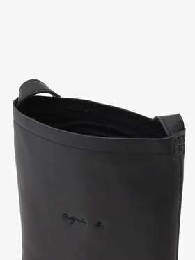 VOYAGE メンズ バッグ＆ウォレット レザーショルダーバッグ "Peter"  PAH02Z-03 ブラック