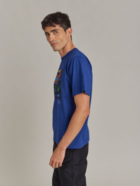 HOMME メンズ 【Outlet】SET4 TS アーティストTシャツ ANDRE NIEMEYER ネイビー