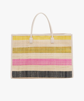 VOYAGE ウィメンズ バッグ＆ウォレット ラフィア ミディアム トートバッグ WAX35-02 ベージュ