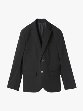 HOMME メンズ ウール テーラード ジャケット "Domino" グレー×ブラック