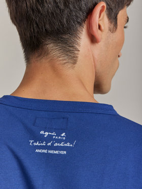 HOMME メンズ 【Outlet】SET4 TS アーティストTシャツ ANDRE NIEMEYER ネイビー