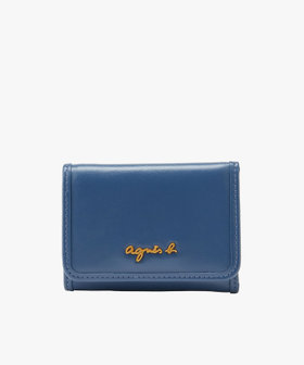VOYAGE ウィメンズ バッグ＆ウォレット レザー 三つ折り ウォレット "Nathalie" BBW02-02 ブルー系その他