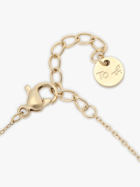 To b. by agnès b. ミニハート ブレスレット ゴールド