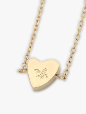 To b. by agnès b. ミニハート ブレスレット ゴールド