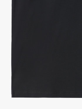 HOMME メンズ メンズ オーガニックコットン プリント 半袖 アーティスト Tシャツ "L'Atlas" ブラック