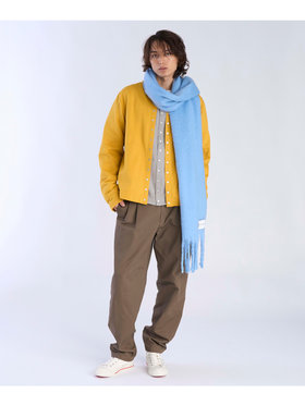 To b. by agnès b. カラー マフラー ブルー