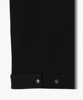 HOMME メンズ メンズ オーガニックコットン ノースリーブ カーディガンプレッション "Azur" ブラック