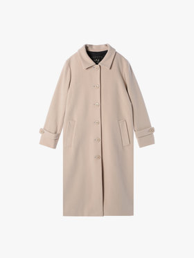 To b. by agnès b. ウール ロングコート ホワイト