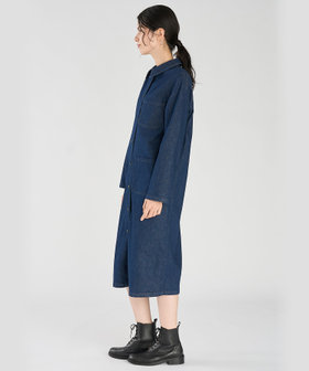 FEMME ウィメンズ デニム シャツワンピース ネイビー