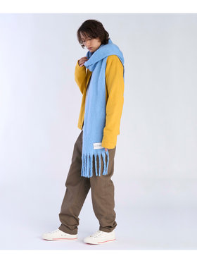 To b. by agnès b. カラー マフラー ブルー