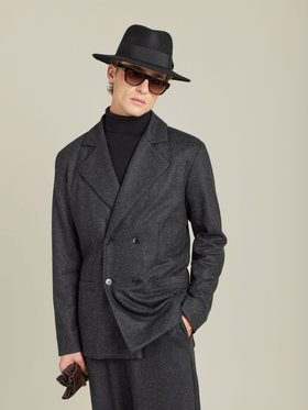 HOMME メンズ 【Outlet】JZ40 VESTE ジャケット グレー