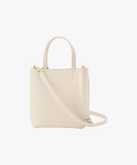 VOYAGE ウィメンズ バッグ＆ウォレット レザー 2way スモール トートバッグ ABS03-01 ホワイト系その他