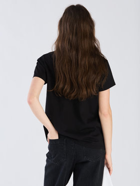 To b. by agnès b. 【Outlet】To b. by agnes b.× green label relaxing オーガニックコットン 刺繍 Tシャツ "b. cool!!" ブラック