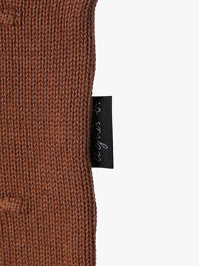 ENFANT ユニセックス キッズ ドット コットン 長袖 ニットプルオーバー ピンクゴールド