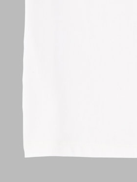 ENFANT ユニセックス キッズ ロゴ 刺繍 コットン 5分袖 Tシャツ ホワイト