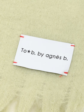 To b. by agnès b. 【Outlet】カラー マフラー グリーン系その他