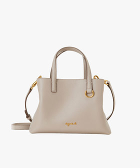 VOYAGE ウィメンズ バッグ＆ウォレット レザー 2way スモール トートバッグ "Christelle" ABS01-02 ベージュ