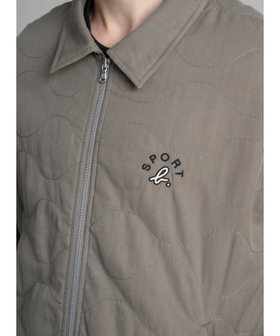 HOMME メンズ SPORT b. メンズ 長袖 キルティングジャケット グリーン系その他