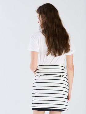 To b. by agnès b. 【Outlet】To b. by agnes b.× green label relaxing オーガニックコットン 刺繍 Tシャツ "b. cool!!" ホワイト