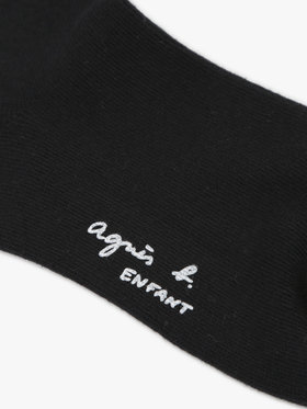 ENFANT ユニセックス キッズ B. ハイソックス ブラック