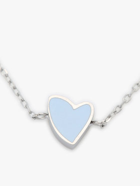 To b. by agnès b. ミニハート ブレスレット ライトブルー