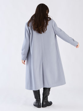 To b. by agnès b. 【Outlet】ウール ロングコート ライトブルー