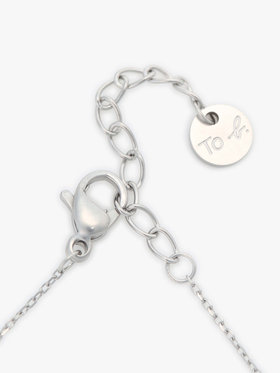 To b. by agnès b. ミニハート ブレスレット ライトブルー