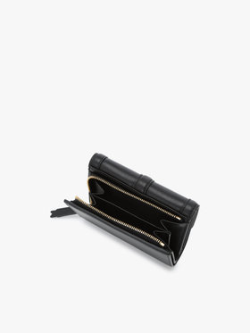 VOYAGE ウィメンズ バッグ＆ウォレット レザー 三つ折り ウォレット”Ingrid” ZAW03-01 ブラック