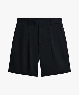 HOMME メンズ メンズ コットンドリル ショートパンツ "Unai" ネイビー