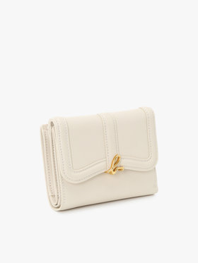 VOYAGE ウィメンズ バッグ＆ウォレット レザー 三つ折り ウォレット”Ingrid” ZAW03-01 オフホワイト