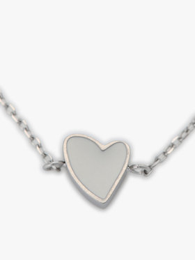 To b. by agnès b. ミニハート ブレスレット シルバー