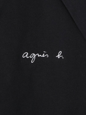 ENFANT ユニセックス キッズ ロゴ コットン 長袖 スウェット ブラック