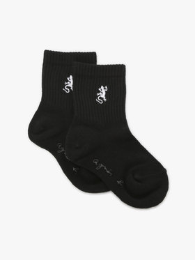ENFANT ベビー ベビー レザールソックス ブラック