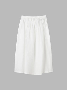FEMME ウィメンズ リネン ロングスカート "Telma" ホワイト