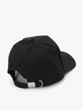 HOMME メンズ メンズ ロゴ刺繍 コットン キャップ ”Charles” ブラック