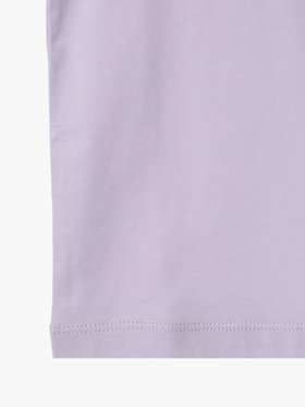 ENFANT ベビー ベビー ロゴ ハート プリント コットン 半袖 Tシャツ パープル系その他